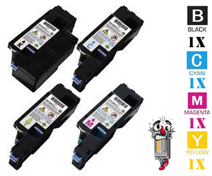 4 Pack Dell 3K9XM FYFKF 5GDTC DG1TR Laser Toner Cartridges