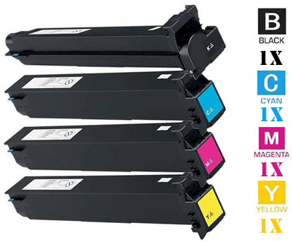 4 Pack Konica Minolta TN213 Laser Toner Cartridges