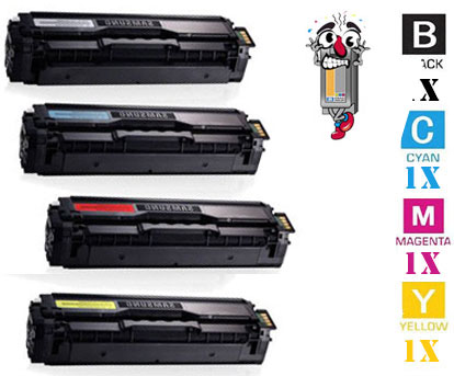 4 Pack Samsung CLT-505L Laser Toner Cartridges