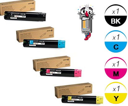 4 Pack Xerox 106R015 Laser Toner Cartridges