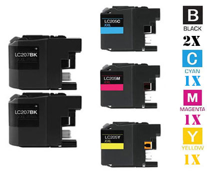 5 Pack Brother LC203 Ink Cartridges