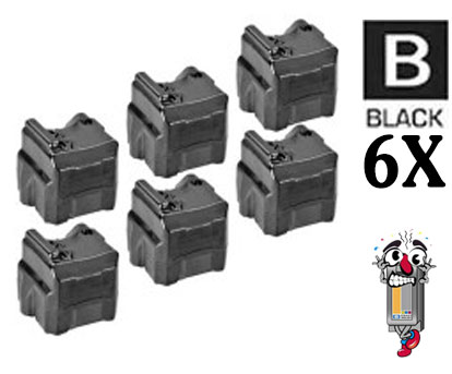 6 Pack Xerox 108R00726 / 108R726 (3 Pack) Black Solid Ink Sticks