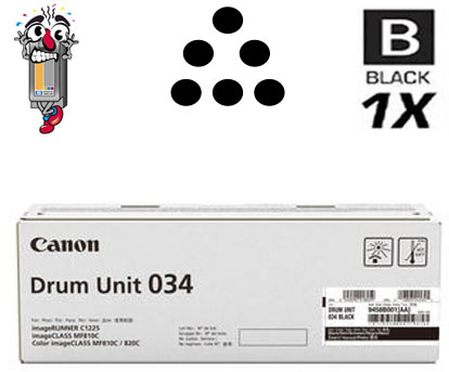 Genuine Original Canon 034 9458B001 Black Drum Unit Cartridge