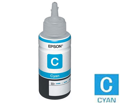 Epson T664220 UltraChrome Cyan Ink Bottle