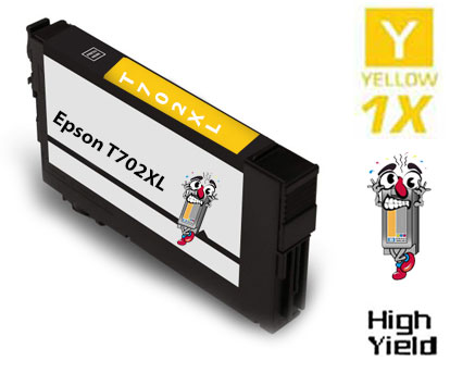Epson T702XL DURABrite High Yield Yellow Ink Cartridge