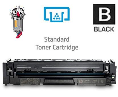 Hewlett Packard CF500A HP202A Black Laser Toner Cartridge