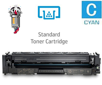 Hewlett Packard CF501A HP202A Cyan Laser Toner Cartridge