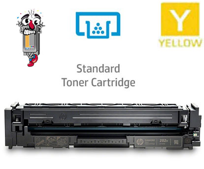 Hewlett Packard CF502A HP202A Yellow Laser Toner Cartridge