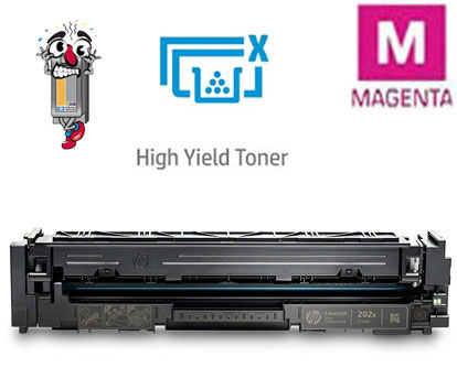 Hewlett Packard CF503X HP202X High Yield Magenta Laser Toner Cartridge