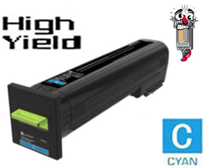 Original Lexmark 82K1HC0 High Yield Cyan Laser Toner Cartridge