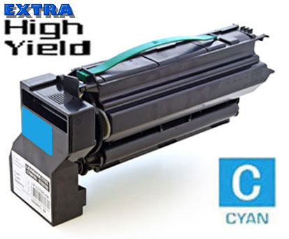 Lexmark C7720CX Extra High Yield Cyan Laser Toner Cartridge