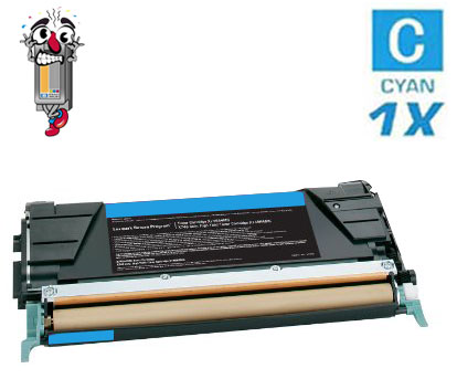 Lexmark X746H1CG High Yield Cyan Laser Toner Cartridge