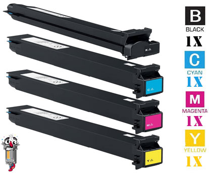 4 Pack Sharp MX27 Laser Toner Cartridges