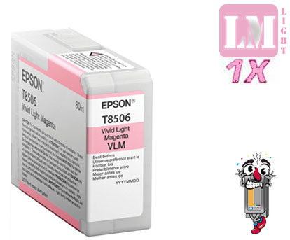 Epson T850600 UltraChrome Light Magenta Inkjet Cartridge