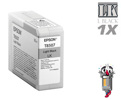 Epson T850700 UltraChrome HD Light Black Inkjet Cartridge