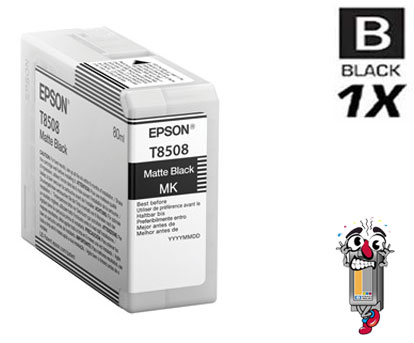 Epson T850800 UltraChrome HD Matte Black Inkjet Cartridge