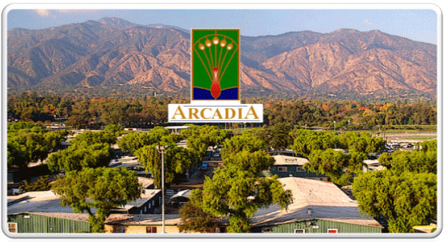 Arcadia city logo banner