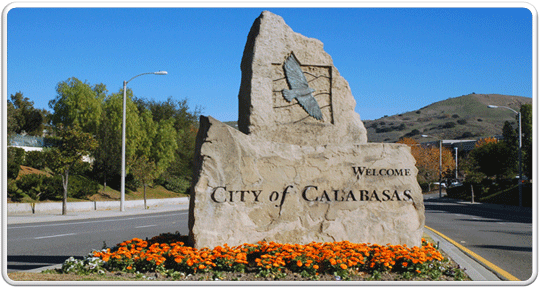 Calabasas city logo banner