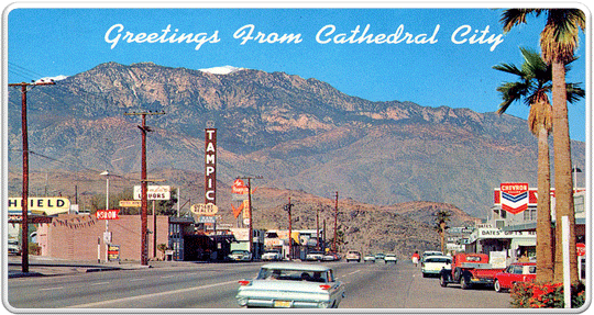 Cathedral City city logo banner