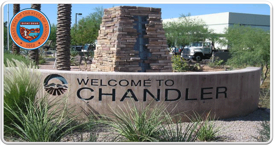 Chandler, AZ 85224 city logo banner