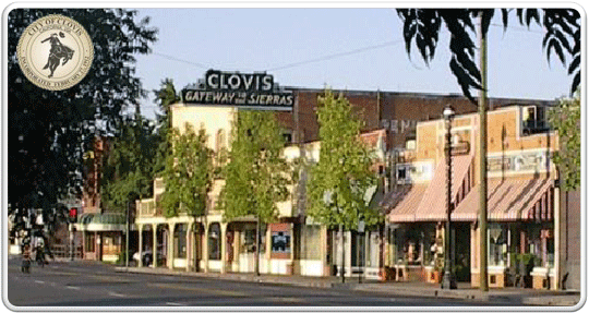 Clovis city logo banner