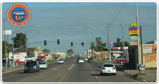 Coolidge, AZ 85128 city logo banner