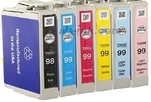epson T099120 T099220 T099320 T099420 T099520 T099620 T79 high-capacity black cyan magenta yellow light cyan light magenta ink cartridge on sale