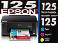 epson t125120 T125 Black Cyan Magenta Yellow ink cartridge on sale